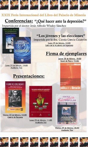 Imagen destacada Ferial Internacional del libro del Palacio de Minería