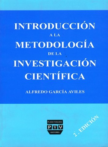 Portada INTRODUCCIÓN A LA METODOLOGÍA DE LA INVESTIGACIÓN CIENTÍFICA