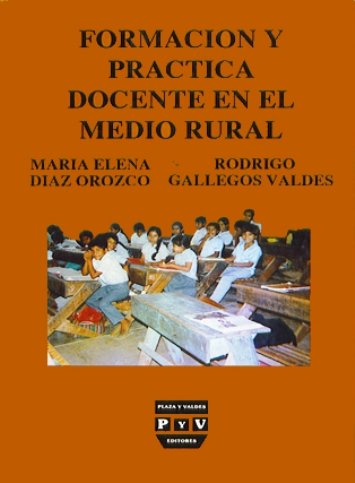 Portada FORMACIÓN Y PRÁCTICA DOCENTE EN EL MEDIO RURAL