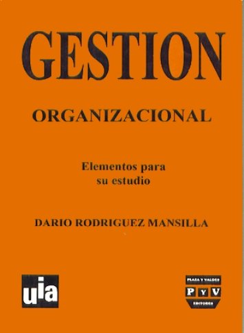 Portada GESTIÓN ORGANIZACIONAL