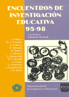 Portada ENCUENTROS DE INVESTIGACIÓN EDUCATIVA 95-98