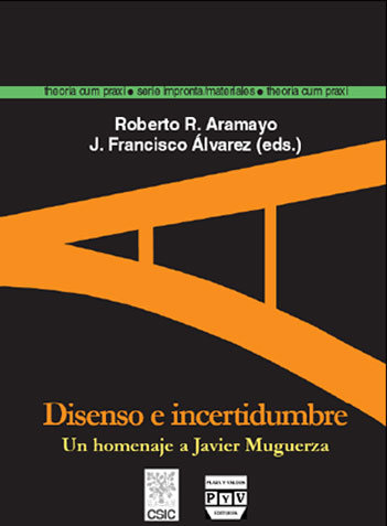 Portada DISENSO E INCERTIDUMBRE