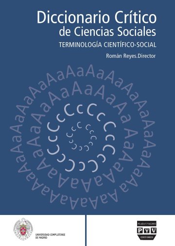 Portada DICCIONARIO CRÍTICO DE CIENCIAS SOCIALES