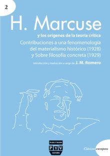 Portada H. MARCUSE Y LOS ORÍGENES DE LA TEORÍA CRÍTICA