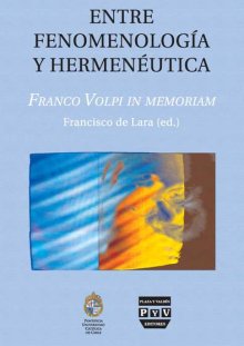 Portada ENTRE FENOMENOLOGÍA Y HERMENÉUTICA