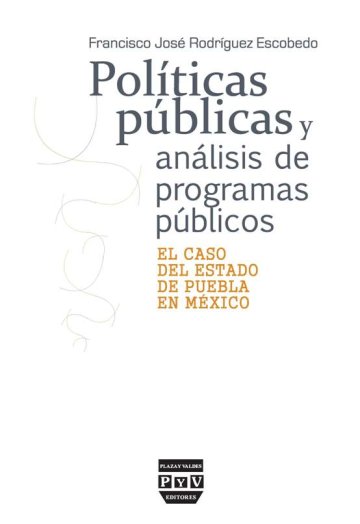 Portada POLÍTICAS PÚBLICAS Y ANÁLISIS DE PROGRAMAS PÚBLICOS