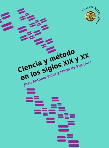 Portada CIENCIA Y MÉTODO EN LOS SIGLOS XIX Y XX