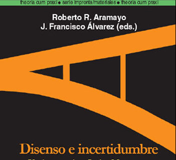 Portada de DISENSO E INCERTIDUMBRE