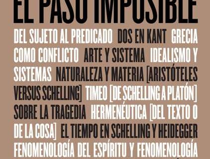 Portada de EL PASO IMPOSIBLE