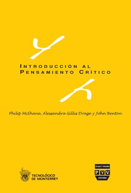 Portada de INTRODUCCIÓN AL PENSAMIENTO CRÍTICO