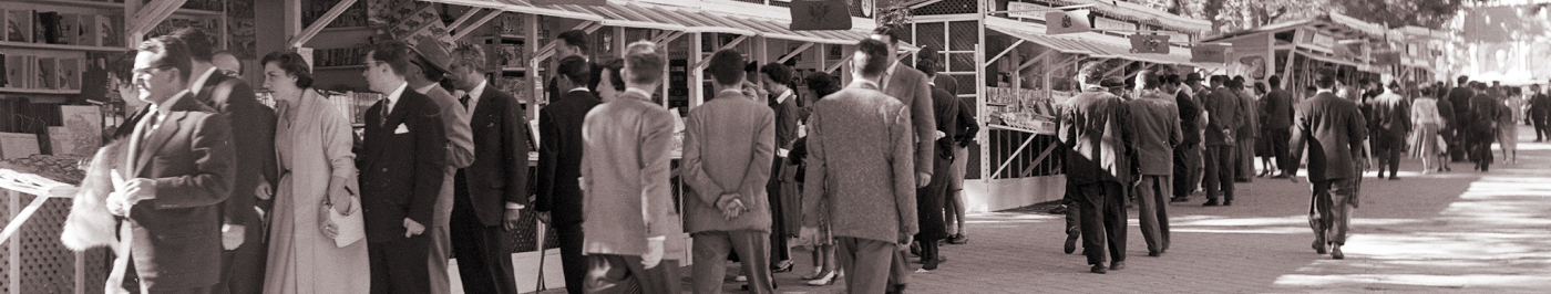 Foto de público de la historia del Feria del Libro de Madrid